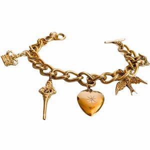 Stella & Dot Alice in Wonderland Charm Bracelet